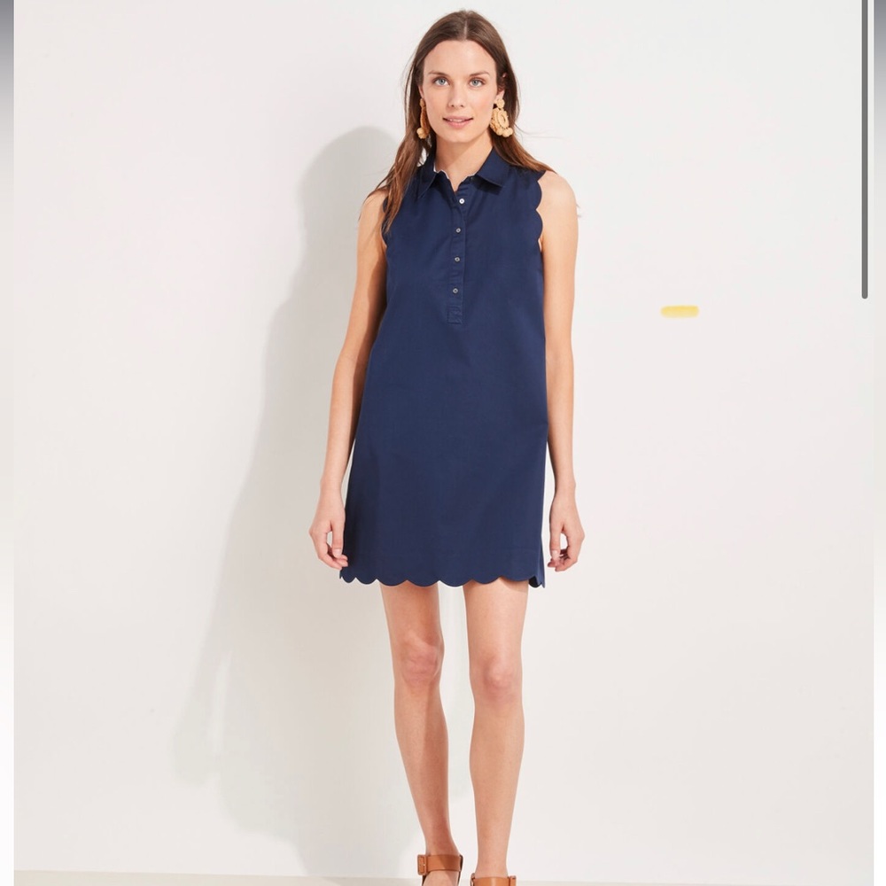 Vineyard Vines Margo dress in navy size 4
